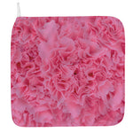 Pink Carnation Flower Print Hand Towel