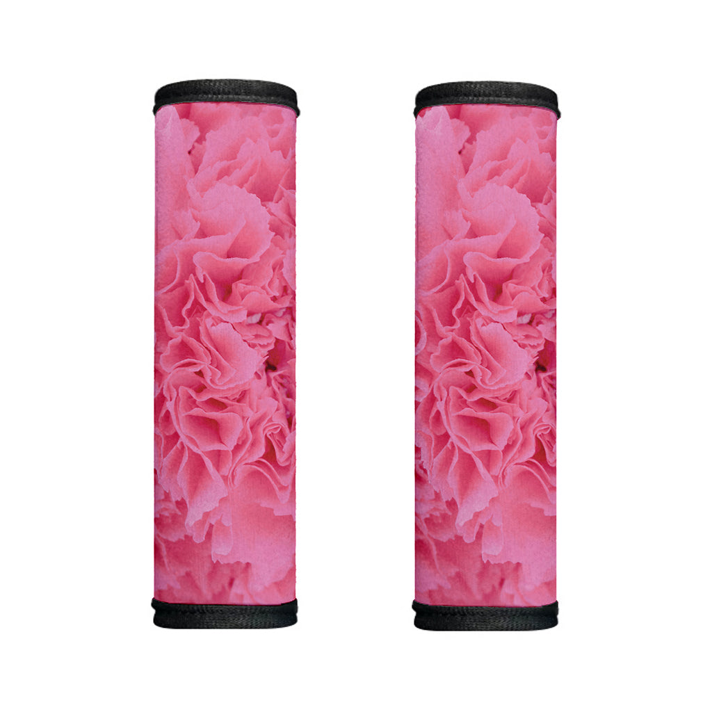 Pink Carnation Flower Print Handle Covers