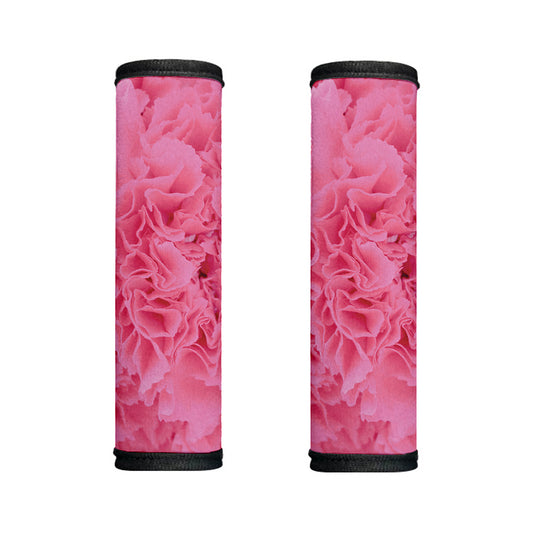 Pink Carnation Flower Print Handle Covers