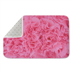 Pink Carnation Flower Print Indoor Door Mat