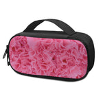Pink Carnation Flower Print Insulin Cooler Travel Case