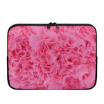 Pink Carnation Flower Print Laptop Sleeve