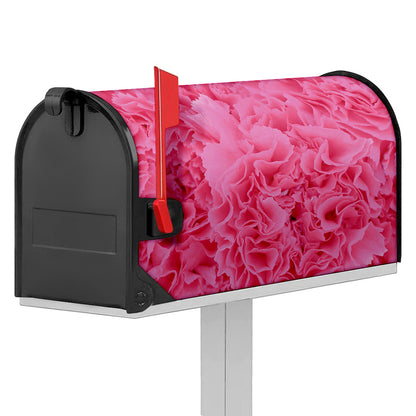 Pink Carnation Flower Print Mailbox Cover