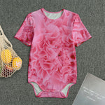 Pink Carnation Flower Print Men's Bodysuit