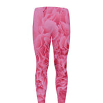 Pink Carnation Flower Print Men's leggings