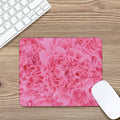 Pink Carnation Flower Print Mouse Pad