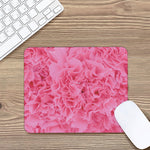Pink Carnation Flower Print Mouse Pad