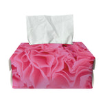 Pink Carnation Flower Print Rectangle Tissue Box Cover