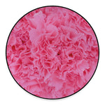 Pink Carnation Flower Print Round Floor Mat