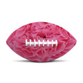 Pink Carnation Flower Print Rugby Ball