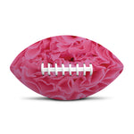 Pink Carnation Flower Print Rugby Ball