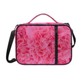 Pink Carnation Flower Print Shoulder Strap Bible Bag