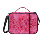 Pink Carnation Flower Print Shoulder Strap Bible Bag
