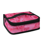 Pink Carnation Flower Print Small Lunch Bag