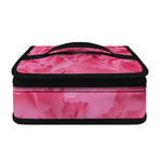 Pink Carnation Flower Print Small Lunch Bag