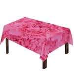 Pink Carnation Flower Print Tablecloth