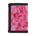 Pink Carnation Flower Print Trifold Wallet