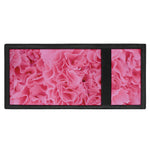 Pink Carnation Flower Print Trifold Wallet