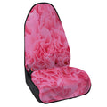 Pink Carnation Flower Print Waterproof Car Seat Cover