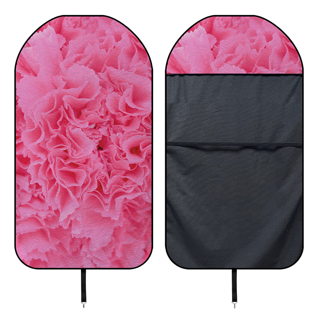 Pink Carnation Flower Print Waterproof Car Seat Cover