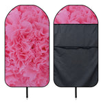 Pink Carnation Flower Print Waterproof Car Seat Cover