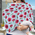 Pink Carnation Pattern Print Baby Seat Cover