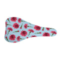 Pink Carnation Pattern Print Bicycle Seat Cover