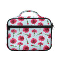Pink Carnation Pattern Print Briefcase Bible Bag