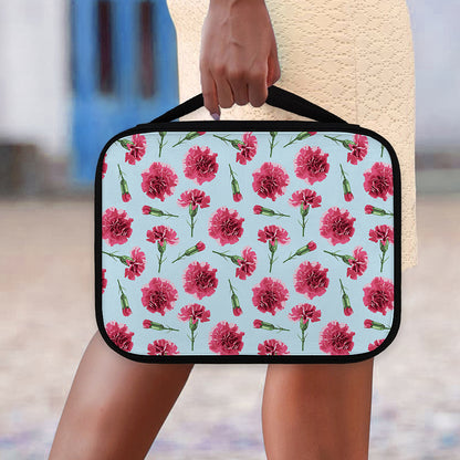 Pink Carnation Pattern Print Classic Bible Case