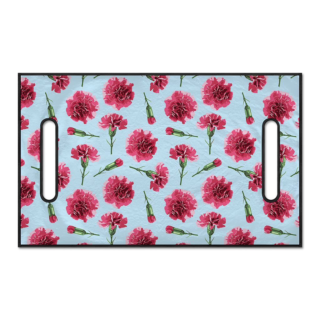 Pink Carnation Pattern Print Golf Cart Seat Cover