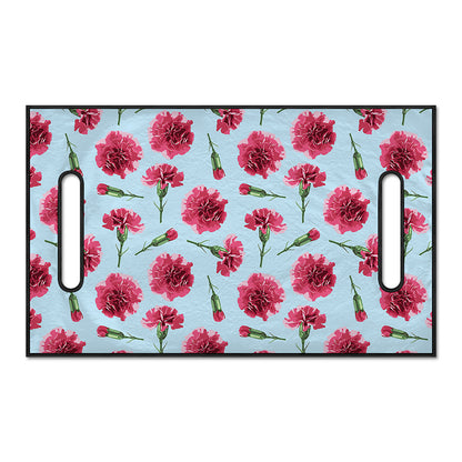 Pink Carnation Pattern Print Golf Cart Seat Cover