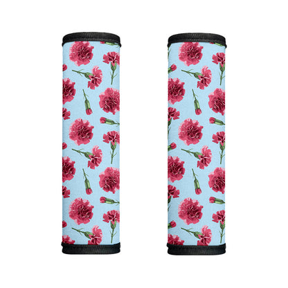 Pink Carnation Pattern Print Handle Covers