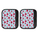 Pink Carnation Pattern Print Handle Covers