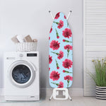 Pink Carnation Pattern Print Ironing Board Cover
