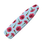 Pink Carnation Pattern Print Ironing Board Cover