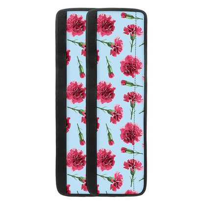 Pink Carnation Pattern Print Refrigerator Handle Covers