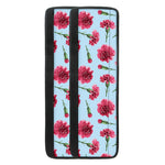 Pink Carnation Pattern Print Refrigerator Handle Covers