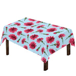 Pink Carnation Pattern Print Tablecloth