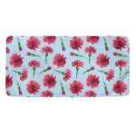 Pink Carnation Pattern Print Towel