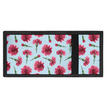 Pink Carnation Pattern Print Trifold Wallet