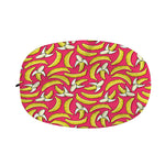 Pink Cartoon Banana Pattern Print Car Side Mirror Covers
