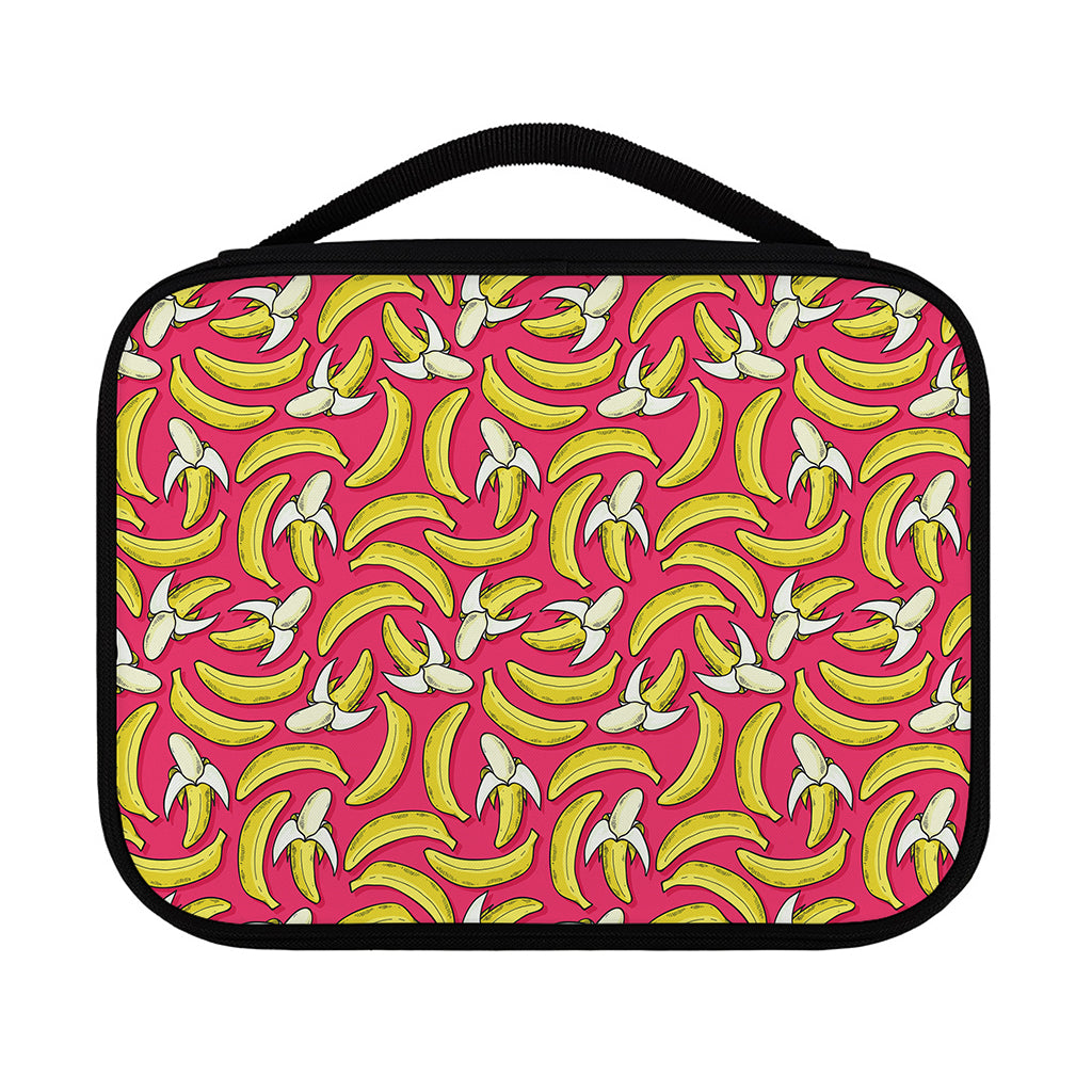 Pink Cartoon Banana Pattern Print Classic Bible Case
