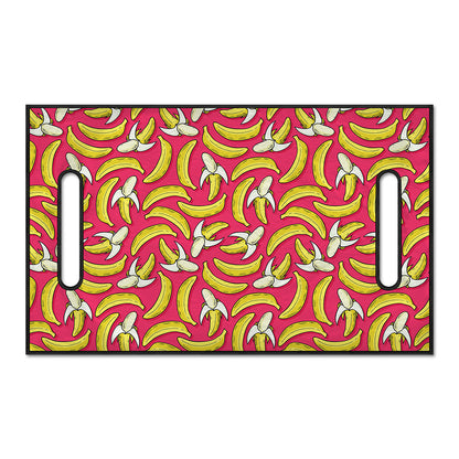 Pink Cartoon Banana Pattern Print Golf Cart Seat Cover