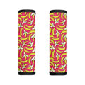 Pink Cartoon Banana Pattern Print Handle Covers