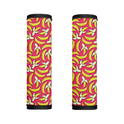 Pink Cartoon Banana Pattern Print Handle Covers