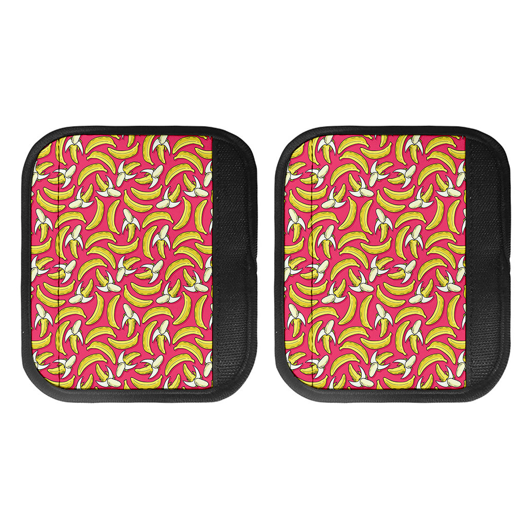 Pink Cartoon Banana Pattern Print Handle Covers