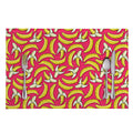 Pink Cartoon Banana Pattern Print Placemat
