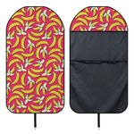 Pink Cartoon Banana Pattern Print Waterproof Car Seat Cover