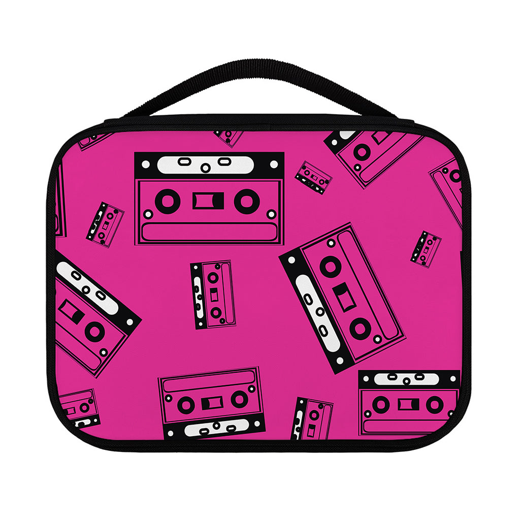Pink Cassette Tape Pattern Print Classic Bible Case