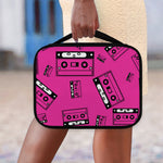 Pink Cassette Tape Pattern Print Classic Bible Case